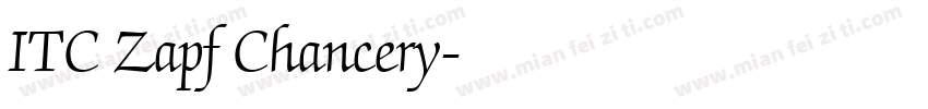 ITC Zapf Chancery字体转换